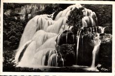 CPA Grottes de Baume les Messieurs Jura. Cascade de Tufs 