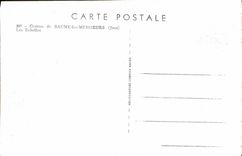 CPA Grottes de Baume les Messieurs Jura Les Echelles