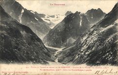 CPA Vallee du Veneon en amont de la Berarde Glacier de la Pilatte 