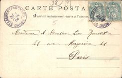 CPA Dauphine Route des Grands Goulets la Grande Cascade 