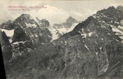CPA Bourg d'Oisans Massif de la Meige et Glacier de l'Homme 