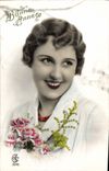 CPA Bonne Fete Femme