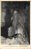 CPA Grotte de la Baume Isere Stalagmite du Moine 