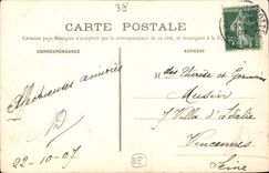 CPA Grotte de la Baume Isere Stalagmite du Moine 