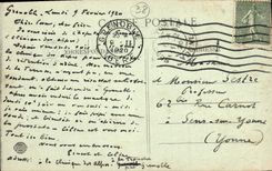 CPA Grenoble Panorama des Quais et les Alpes 