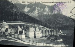 CPA Dauphine Grande Chartreuse vue generale du Couvent 