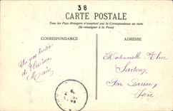 CPA Dauphine Environs d'Uriage les Bains La Cascade l'Oursiere 