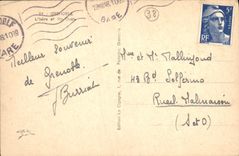 CPA Grenoble L'Isere et les Quais 