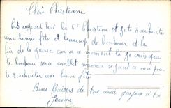 CPA Bonne Fete Femme Fleurs