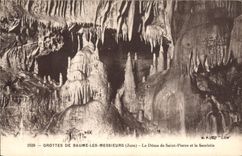 CPA Grottes de Baume Les Messieurs Jura Le Dome de Saint Pierre et la Sacristie 