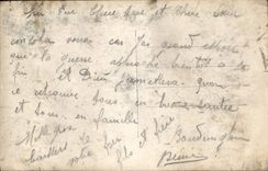 CPA Recois le doux baiser cher papa de nos coeurs Femme Enfant