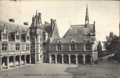 CPA Chateau de Blois aile de Louis XII la Collonade et la Chapelle 