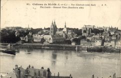 CPA Chateau de Blois vue generale cote sud 