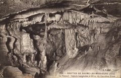 CPA Grottes de Baume Les Messieurs Jura Le Parasol Galerie inexploitee a 450 m du carrefour point 
