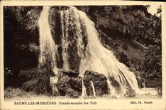 CPA Baume Les Messieurs Grande Cascade des Tufs 