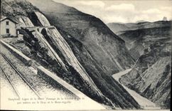 CPA Dauphine Ligne de la Mure Passage de la Rivoire 