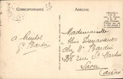 CPA Bordeaux Monument des Girondins detail 