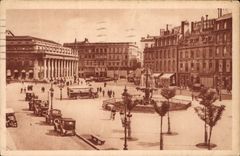 CPA Bordeaux Les Allees de Tourny et le Theatre 