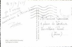 CPA Arcachon Gironde la Plage et les Jetees