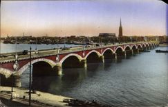 CPA Bordeaux Le Pont sur Garonne  