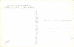 CPA Bordeaux Gironde de Yoir la Garonne et le Pont de Pierre 