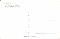 CPA Bordeaux Gironde la nuit les Fleches et l'Abside de la Cathedrale St Andre 