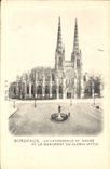CPA Bordeaux La Cathedrale St Andre et le Monument du Gloria victis 