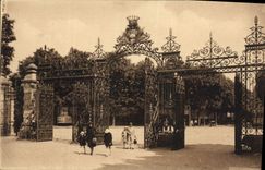 CPA Bordeaux La Grille d'Entree du Parc Bordelais 