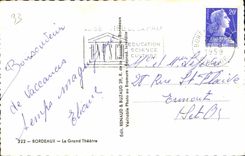 CPA Bordeaux Le Grand Theatre 