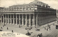 CPA Bordeaux Le Grand Theatre Municipal 