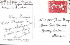 CPA Bassin d'Arcachon Pilat Plage la  Corniche vue de la Grande Dune