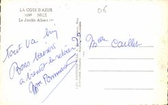 CPA La Cote d'Azur Nice Le Jardin Albert 