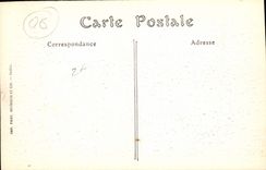 CPA Antibes Alpes Maritimes Le Port et le Fort Reille