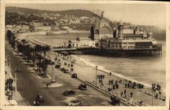 CPA Cote d'Azur Nice Alpes Maritimes Promenade Anglais et Casino de la Jetee 