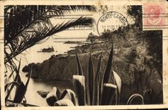 CPA Cote d'Azur le Trayas Les Rochers du Trayas 