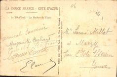 CPA Cote d'Azur le Trayas Les Rochers du Trayas