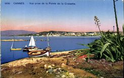 CPA Cannes vue prise de la pointe de la Croisette 