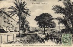 CPA Nice Avenue Massena Casino et Jardin des Palmiers 