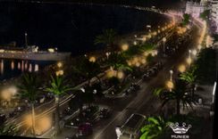 CPA Nice La Promenade des Anglais la nuit 