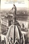 CPA Lyon Ancienne eglise de N D de Fourviere Statue de l'Immaculate Conception 