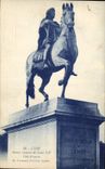 CPA Lyon Statue equestre de Louis XIV 