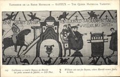 CPA Tapisserie de la Reine Mathilde Bayeux 