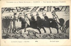 CPA Tapisserie de la Reine Mathilde Bayeux 