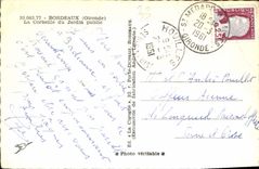 CPA Bordeaux Gironde La Corbeille du Jardin public