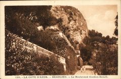 CPA La Cote D'Azur Beaulieu le Boulevard Gordon Benett 