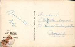 CPA Femme Automobile