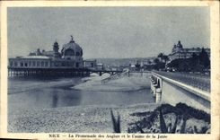 CPA Nice La Promenade des Anglais et le Casino de la Jetee 