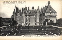 CPA Langeais Le Chateau AV seicle Cote Nord 