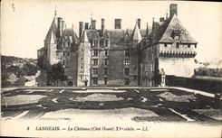 CPA Langeais Le Chateau Cote Ouest XV seicle 