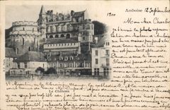 CPA Amboise Le Chateau Carte 1900